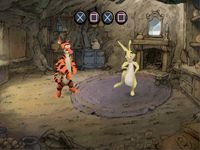 une photo d'Ã©cran de Winnie l Ourson - La chasse au miel de Tigrou sur Sony Playstation